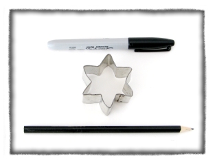 Jewish star cookie cutter DIY